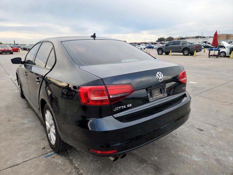 3VWD17AJ4FM352256 - 2015 VOLKSWAGEN JETTA SE შავი ფოტო 2