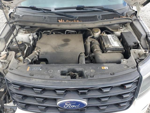 1FM5K8GT8HGC81199 - 2017 FORD EXPLORER SPORT Weiß Foto 12