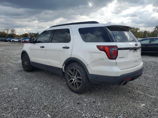 1FM5K8GT8HGC81199 - 2017 FORD EXPLORER SPORT Weiß Foto 2