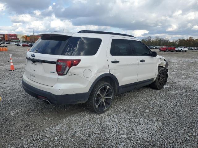 1FM5K8GT8HGC81199 - 2017 FORD EXPLORER SPORT Weiß Foto 3