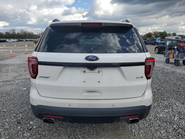 1FM5K8GT8HGC81199 - 2017 FORD EXPLORER SPORT Weiß Foto 6