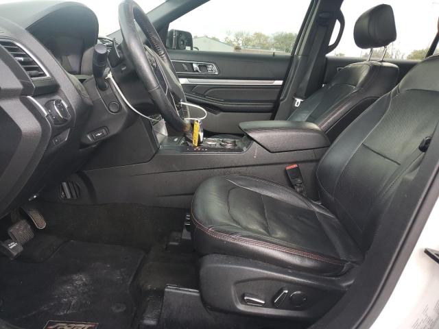 1FM5K8GT8HGC81199 - 2017 FORD EXPLORER SPORT Weiß Foto 7