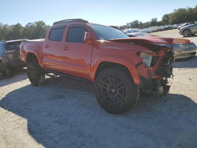 3TMCZ5AN9JM161603 - 2018 TOYOTA TACOMA DOUBLE CAB 橙色 照片 4
