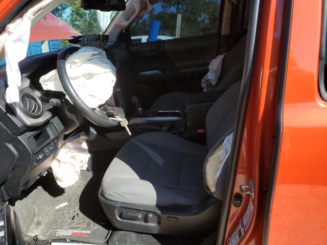 3TMCZ5AN9JM161603 - 2018 TOYOTA TACOMA DOUBLE CAB 橙色 照片 7