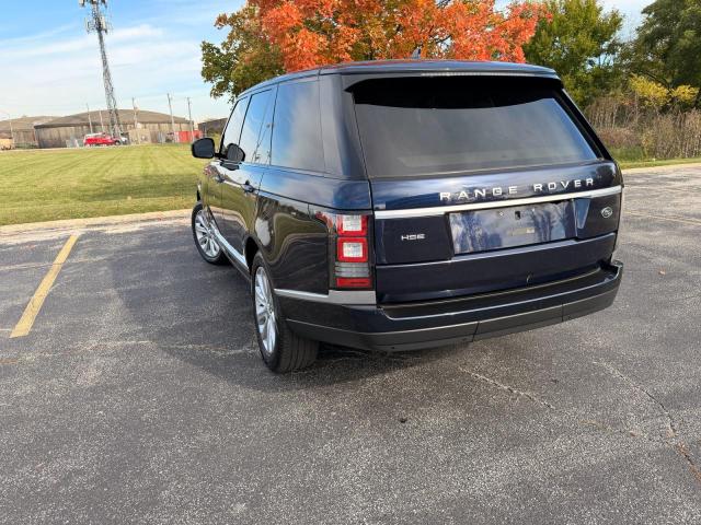 SALGS2VF5GA263311 - 2016 LAND ROVER RANGE ROVE HSE BLUE photo 3