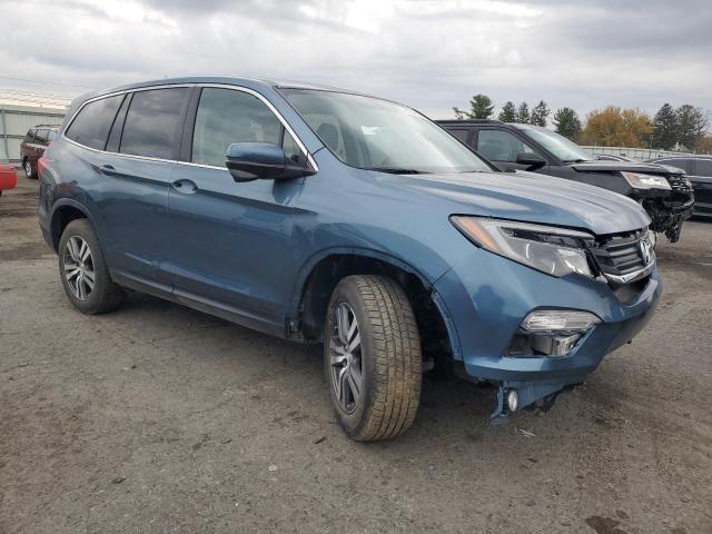 5FNYF6H55HB093521 - 2017 HONDA PILOT EXL BLUE photo 4