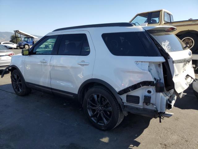 1FM5K7D88HGD42805 - 2017 FORD EXPLORER XLT Biały zdjęcie 2