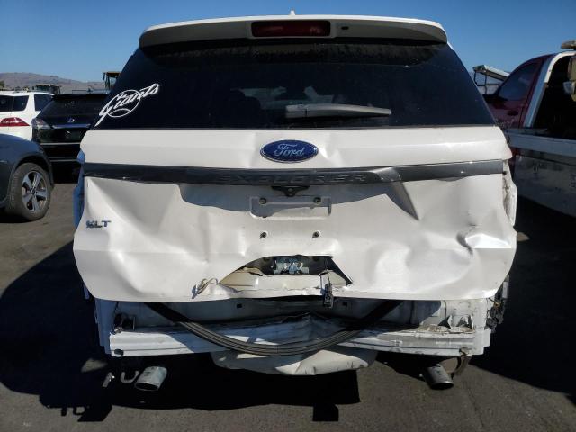 1FM5K7D88HGD42805 - 2017 FORD EXPLORER XLT Biały zdjęcie 6