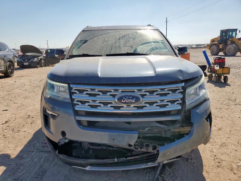 1FM5K8D87JGC15670 - 2018 FORD EXPLORER XLT BLUE photo 5