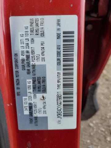 JM3KE4CYXG0798611 - 2016 MAZDA CX-5 TOURING BURGUNDY photo 13