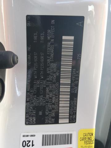 5TDYZ3DC4JS955395 - 2018 TOYOTA SIENNA XLE أبيض صورة 14