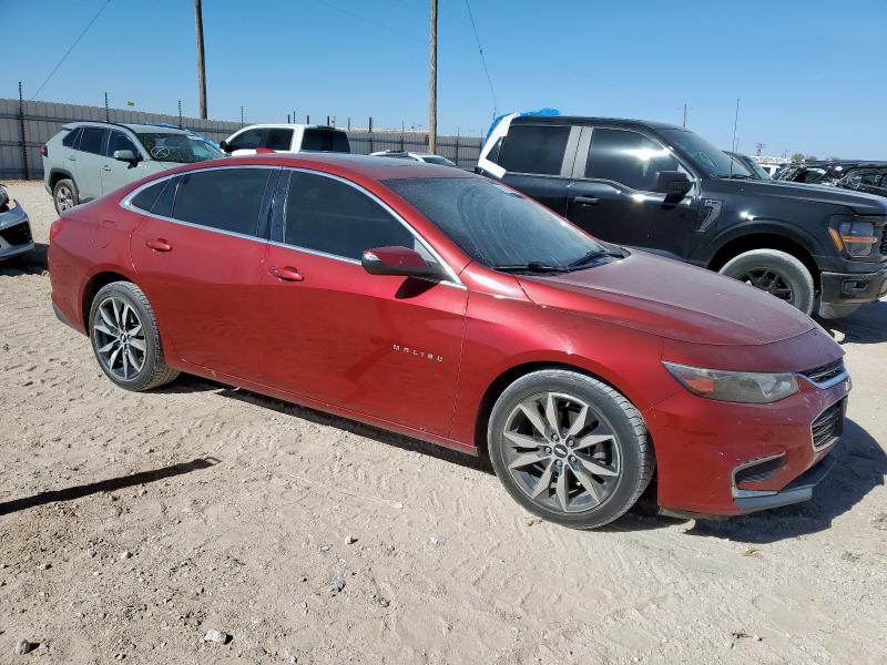 1G1ZE5ST0HF236372 - 2017 CHEVROLET MALIBU LT BURGUNDY photo 4