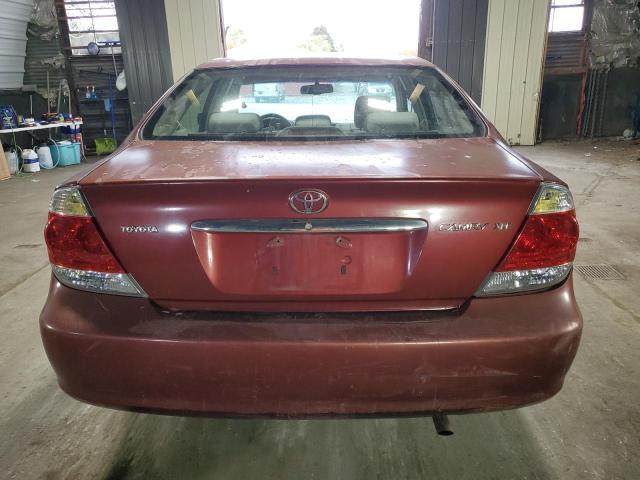 4T1BE30K66U155727 - 2006 TOYOTA CAMRY LE RED photo 6