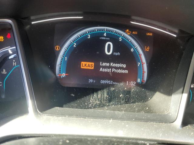 19XFC1F31KE013438 - 2019 HONDA CIVIC EX GRAY photo 9