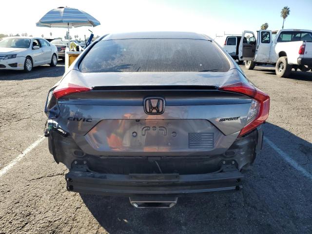 2HGFC2F87LH588880 - 2020 HONDA CIVIC SPORT GRAY photo 6