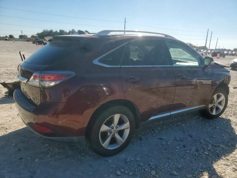 2T2BK1BAXFC343102 - 2015 LEXUS RX 350 BASE BURGUNDY photo 3