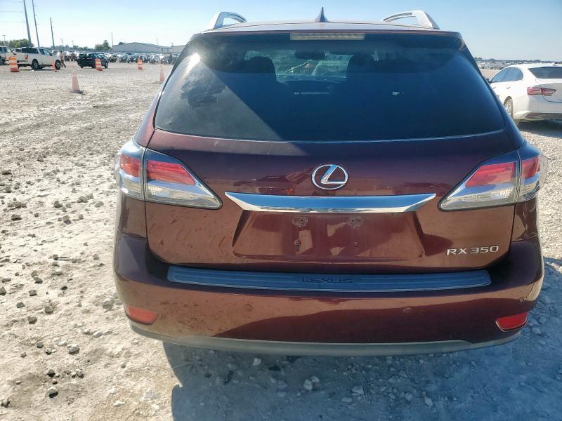 2T2BK1BAXFC343102 - 2015 LEXUS RX 350 BASE BURGUNDY photo 6