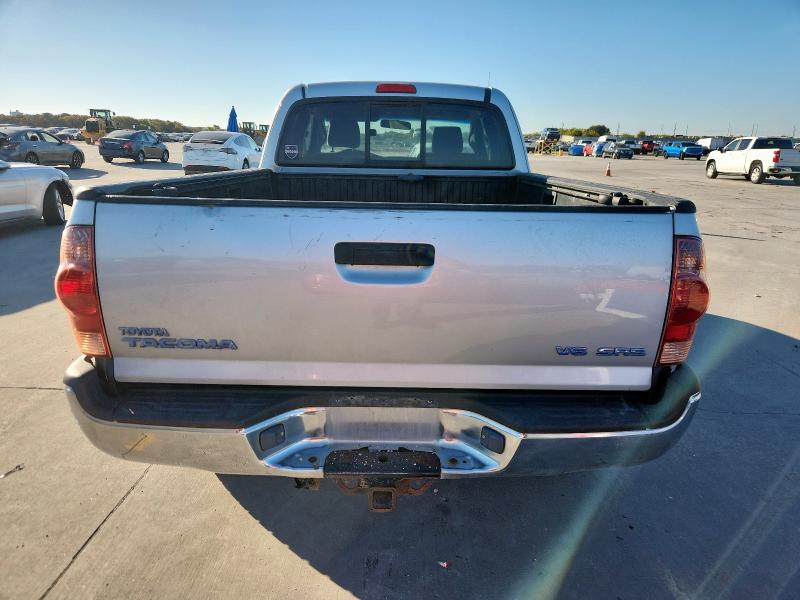 5TEUU42N96Z303910 - 2006 TOYOTA TACOMA ACCESS CAB SILVER photo 6