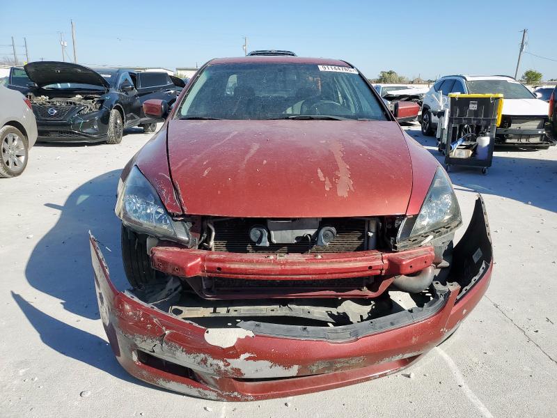 1HGCM56867A071012 - 2007 HONDA ACCORD EX RED photo 5