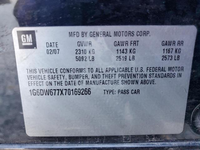 1G6DW677X70169266 - 2007 CADILLAC STS 黑色 照片 12