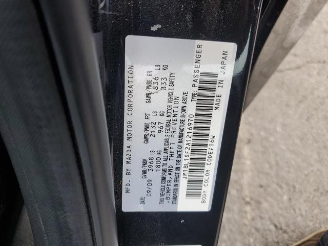 JM1BL1SF2A1216970 - 2010 MAZDA 3 I BLACK photo 12