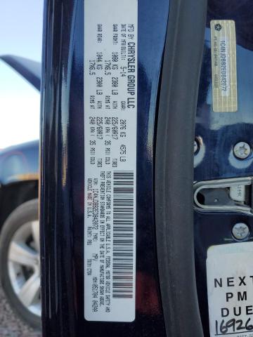 1C4NJDBB2ED842072 - 2014 JEEP COMPASS SPORT Көк фото 14