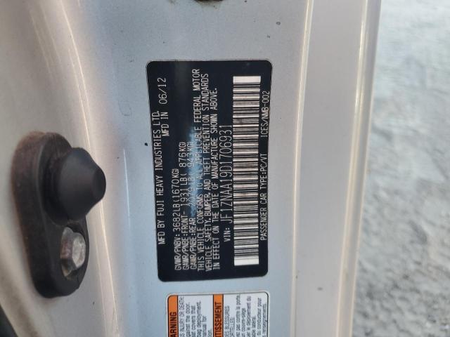 JF1ZNAA19D1706931 - 2013 TOYOTA SCION FR-S Srebrny zdjęcie 12