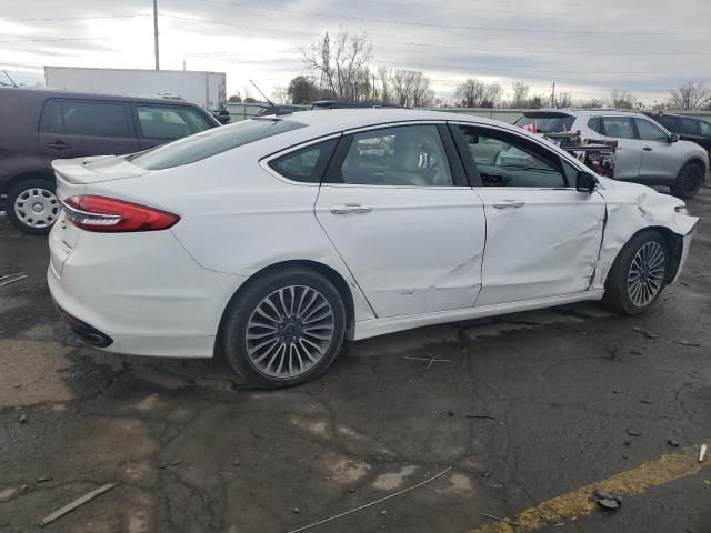 3FA6P0K91HR132204 - 2017 FORD FUSION TITANIUM WHITE photo 3