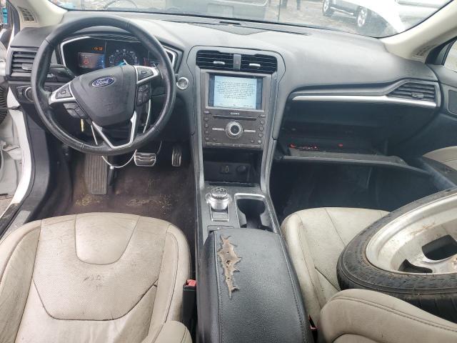 3FA6P0K91HR132204 - 2017 FORD FUSION TITANIUM WHITE photo 8