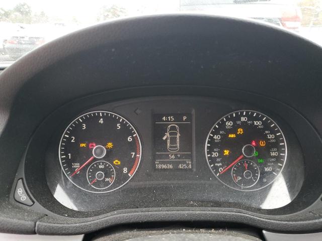 1VWBP7A37DC087449 - 2013 VOLKSWAGEN PASSAT SE WHITE photo 9