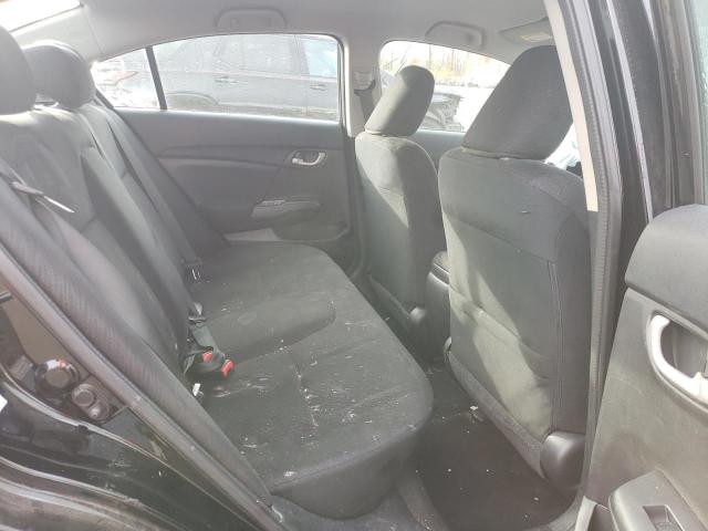 19XFB2F5XDE220424 - 2013 HONDA CIVIC LX შავი ფოტო 10
