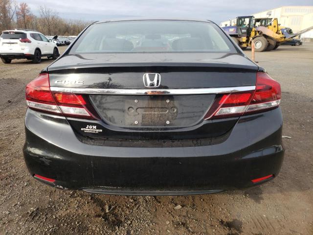 19XFB2F5XDE220424 - 2013 HONDA CIVIC LX შავი ფოტო 6