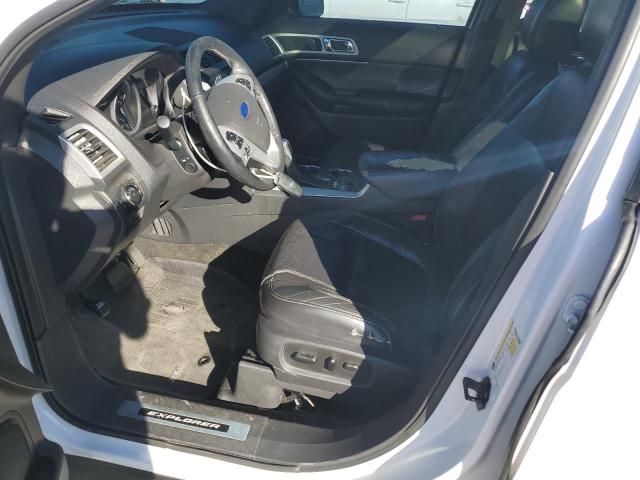 1FM5K8GTXEGA59632 - 2014 FORD EXPLORER SPORT თეთრი ფოტო 7