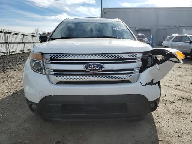 1FM5K8D86FGA24006 - 2015 FORD EXPLORER XLT თეთრი ფოტო 5