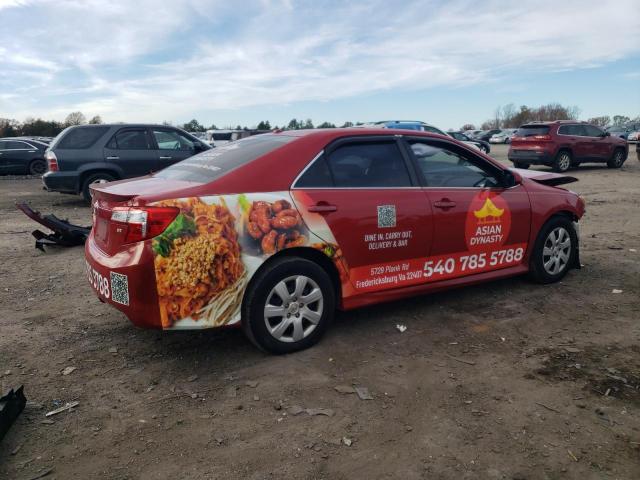 4T1BF1FK4CU632191 - 2012 TOYOTA CAMRY BASE Qırmızı foto 3