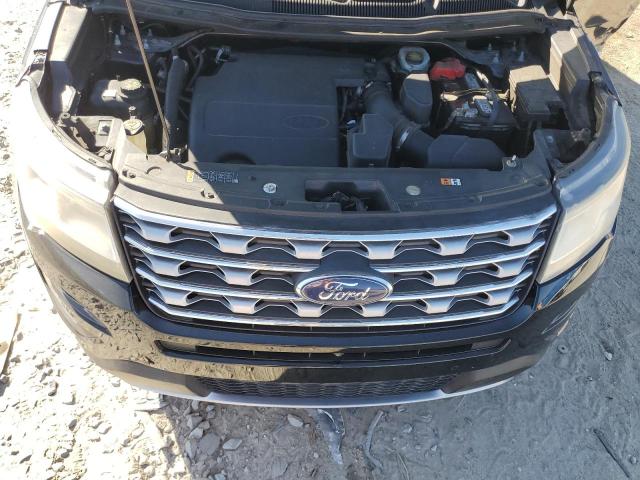 1FM5K7F80HGC18444 - 2017 FORD EXPLORER LIMITED BLACK photo 12