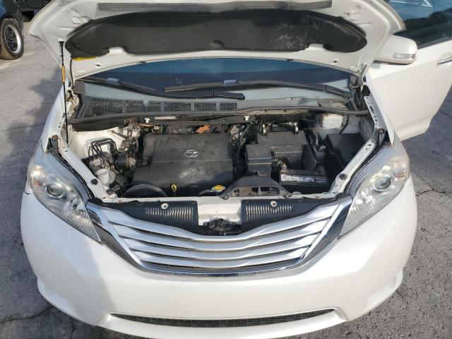 5TDDK3DC7DS050785 - 2013 TOYOTA SIENNA XLE WHITE photo 12