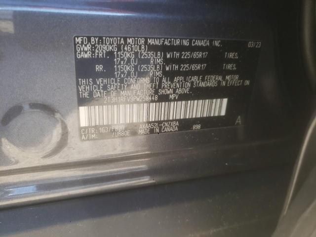 2T3H1RFV9PW258448 - 2023 TOYOTA RAV4 LE Grau Foto 14