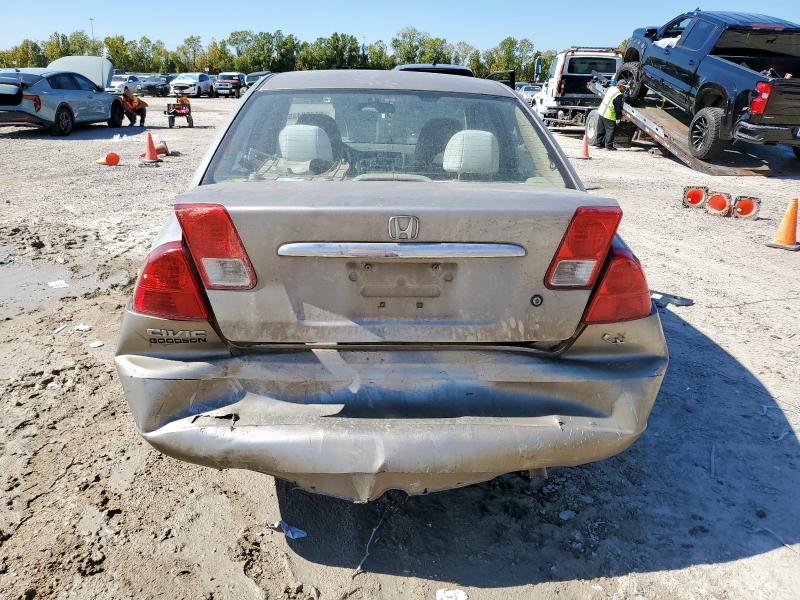 2HGES16503H561373 - 2003 HONDA CIVIC LX Ոսկեգույն լուսանկար 6