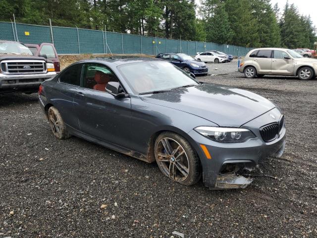 WBA2J7C56JVD60738 - 2018 BMW M240XI CHARCOAL photo 4