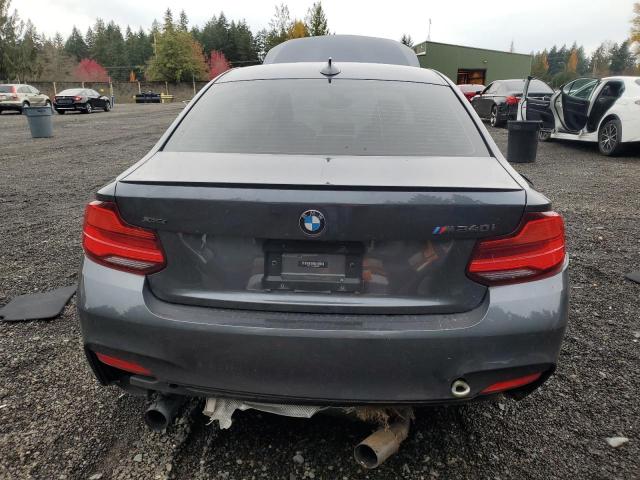WBA2J7C56JVD60738 - 2018 BMW M240XI CHARCOAL photo 6