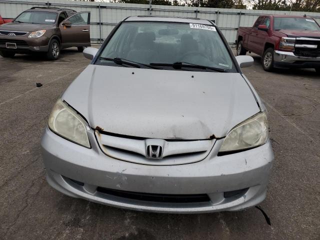 JHMES26794S001074 - 2004 HONDA CIVIC EX Күміс фото 5