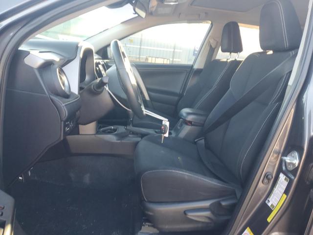 2T3WFREVXHW355394 - 2017 TOYOTA RAV4 XLE CHARCOAL photo 7