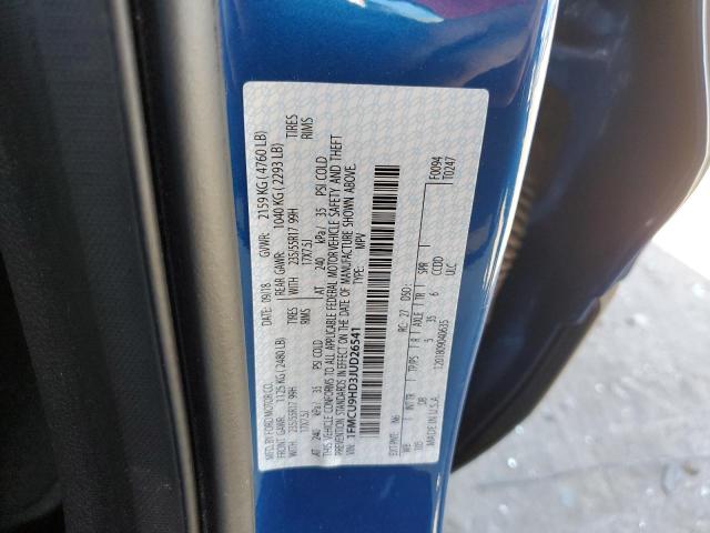 1FMCU9HD3JUD26541 - 2018 FORD ESCAPE SEL ლურჯი ფოტო 13