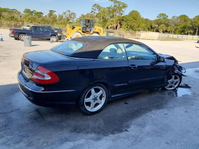 WDBTK75G24T019951 - 2004 MERCEDES-BENZ CLK 500 BLACK photo 3