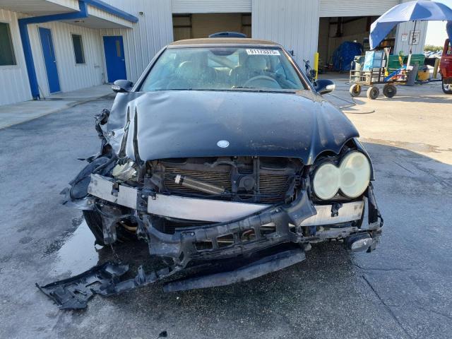 WDBTK75G24T019951 - 2004 MERCEDES-BENZ CLK 500 BLACK photo 5