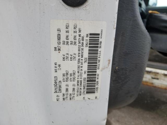 1D7HU18N85S191858 - 2005 DODGE RAM 1500 ST WHITE photo 12