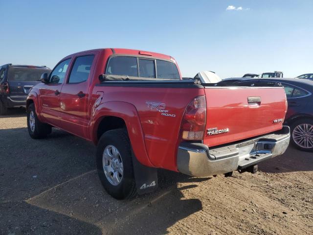 5TELU42N57Z331782 - 2007 TOYOTA TACOMA DOUBLE CAB წითელი ფოტო 2