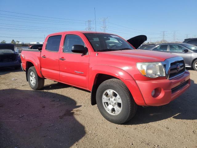 5TELU42N57Z331782 - 2007 TOYOTA TACOMA DOUBLE CAB წითელი ფოტო 4