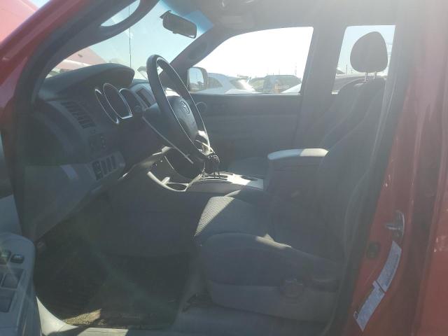 5TELU42N57Z331782 - 2007 TOYOTA TACOMA DOUBLE CAB წითელი ფოტო 7